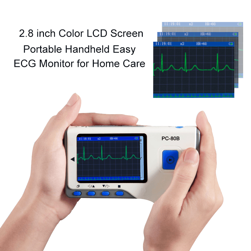 Portable Home ECG Machine and Heart Rate Checker - Home EKG Machines